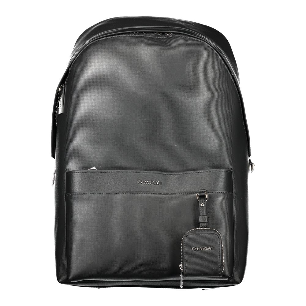 Black Polyester Backpack Calvin Klein