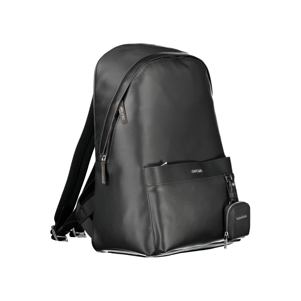 Black Polyester Backpack Calvin Klein