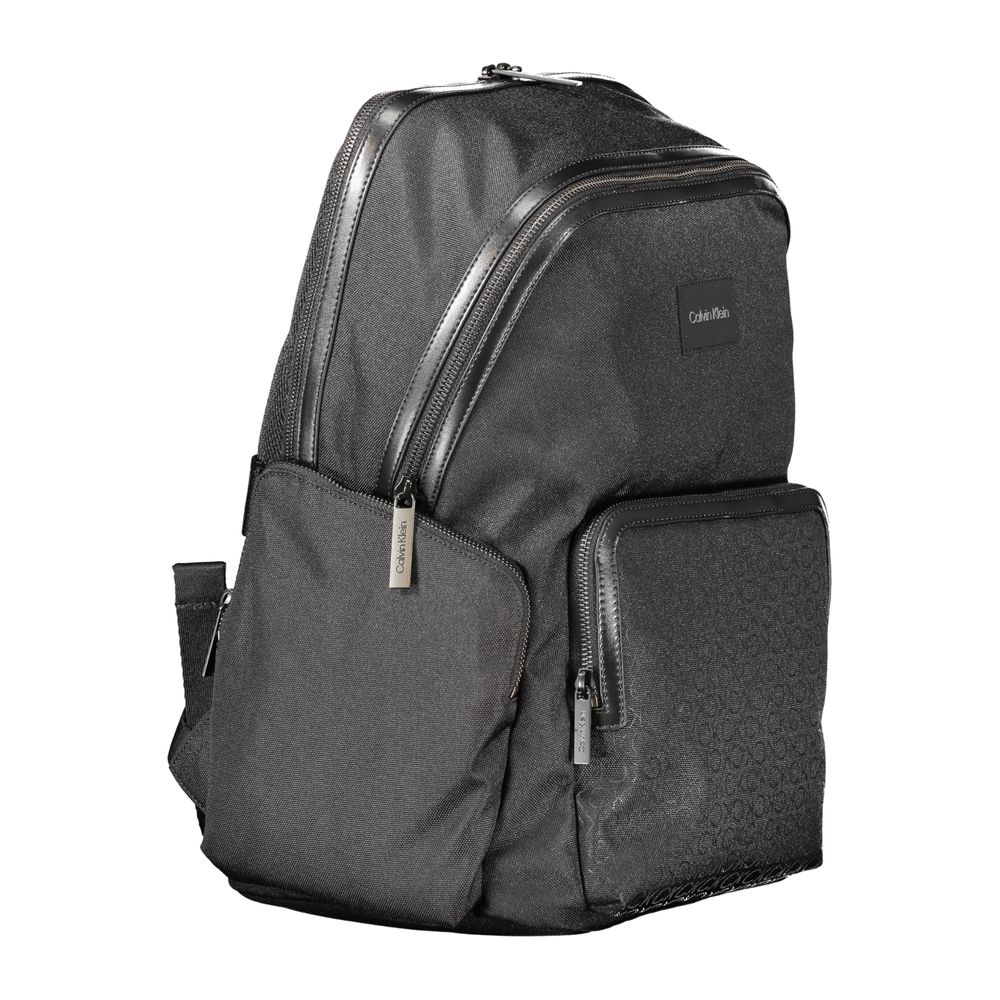 Black Polyester Backpack Calvin Klein