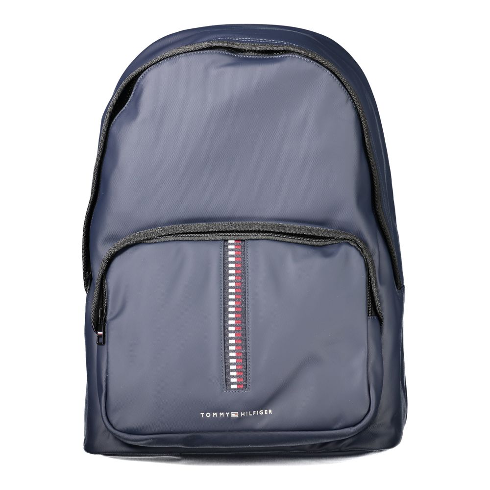 Blue Polyethylene Backpack Tommy Hilfiger