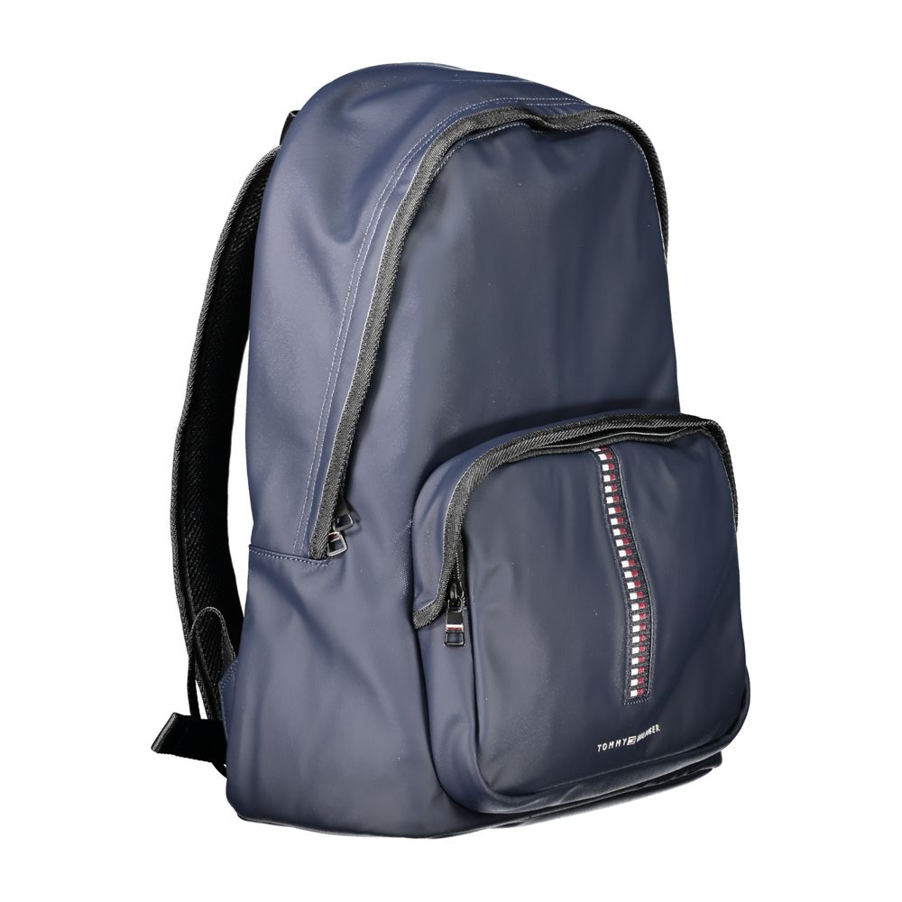 Blue Polyethylene Backpack Tommy Hilfiger