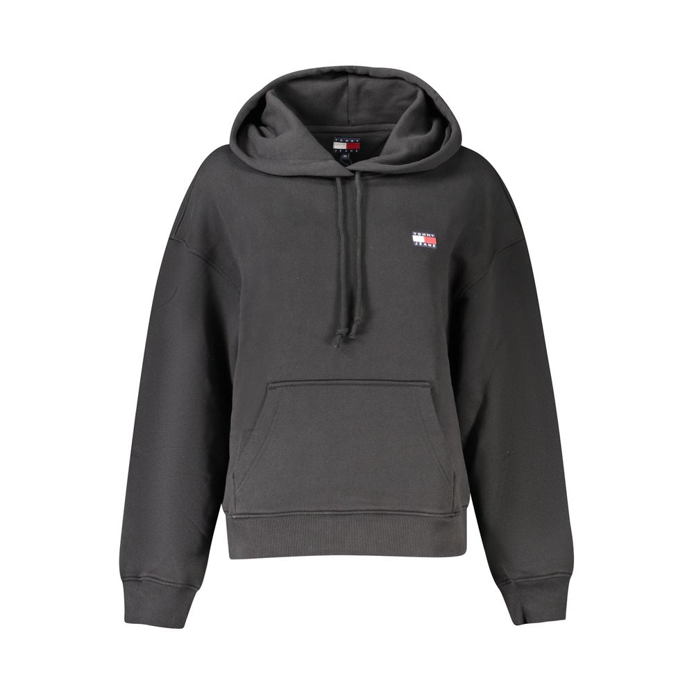 Black Cotton Women Sweater Tommy Hilfiger