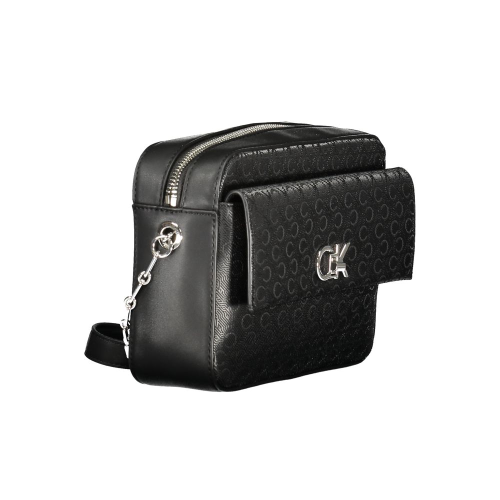 Black Polyester Handbag Calvin Klein