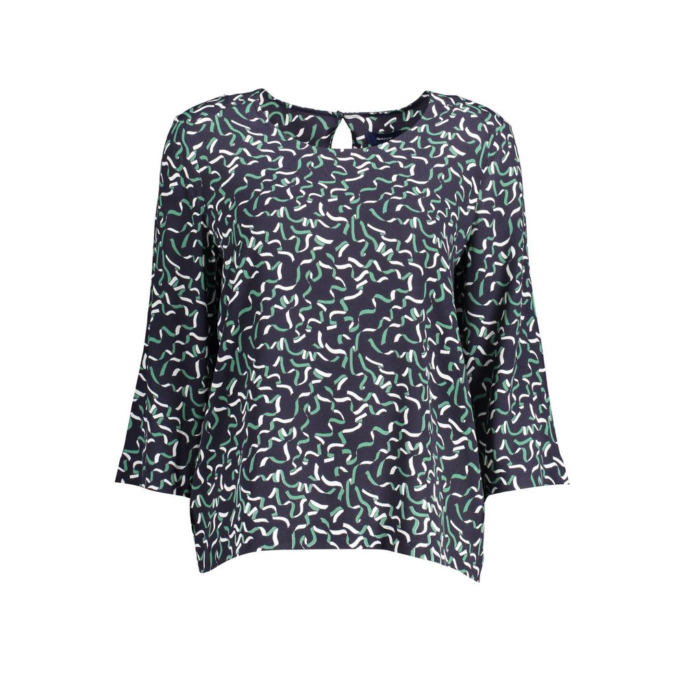 Blue Viscose Sweater Gant