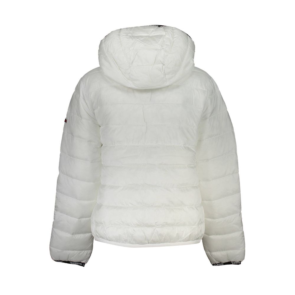White Polyester Jackets & Coat Tommy Hilfiger