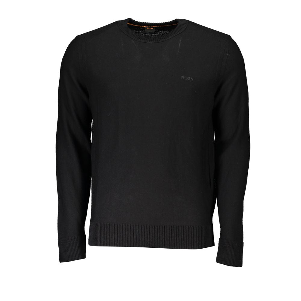 Black Wool Sweater Hugo Boss