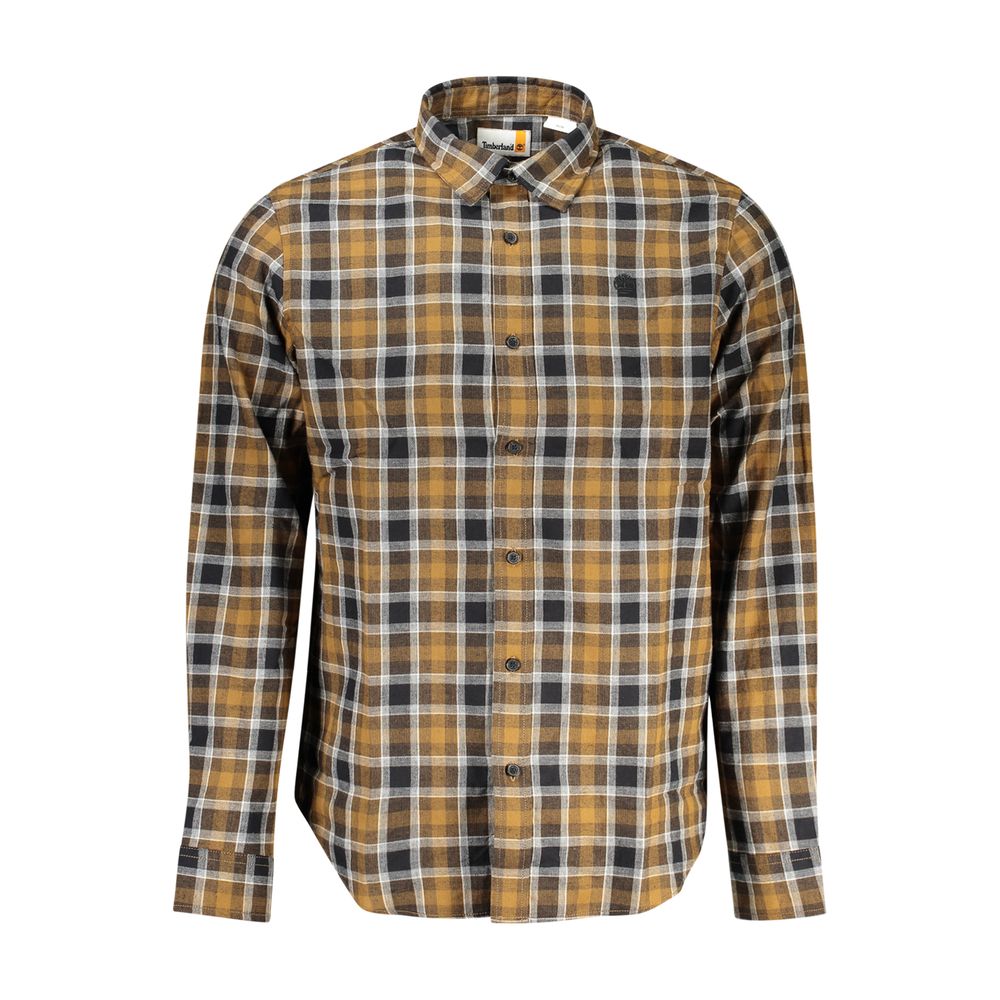 Brown Cotton Shirt Timberland