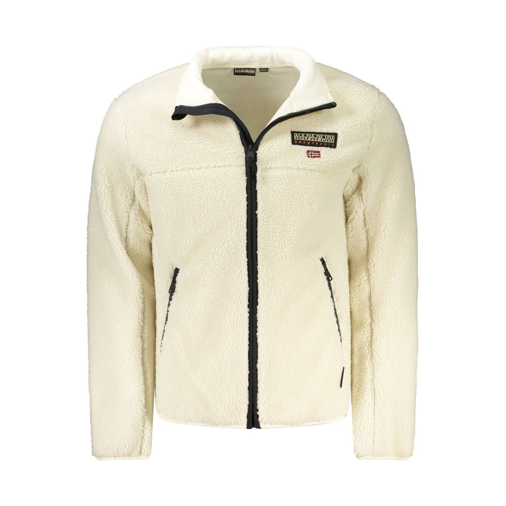 White Polyester Men Jacket Napapijri