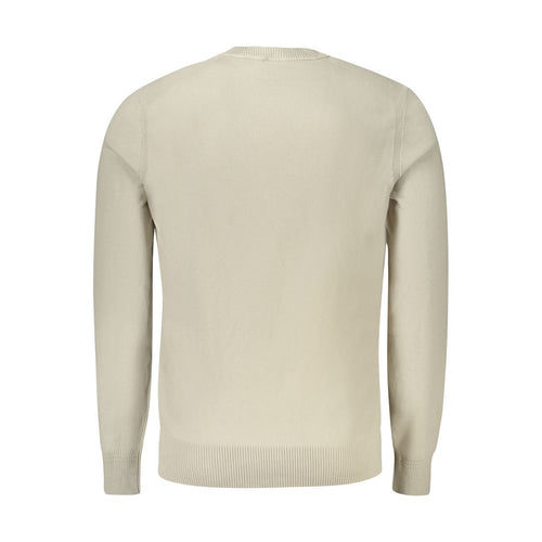 Beige Cotton Sweater Hugo Boss