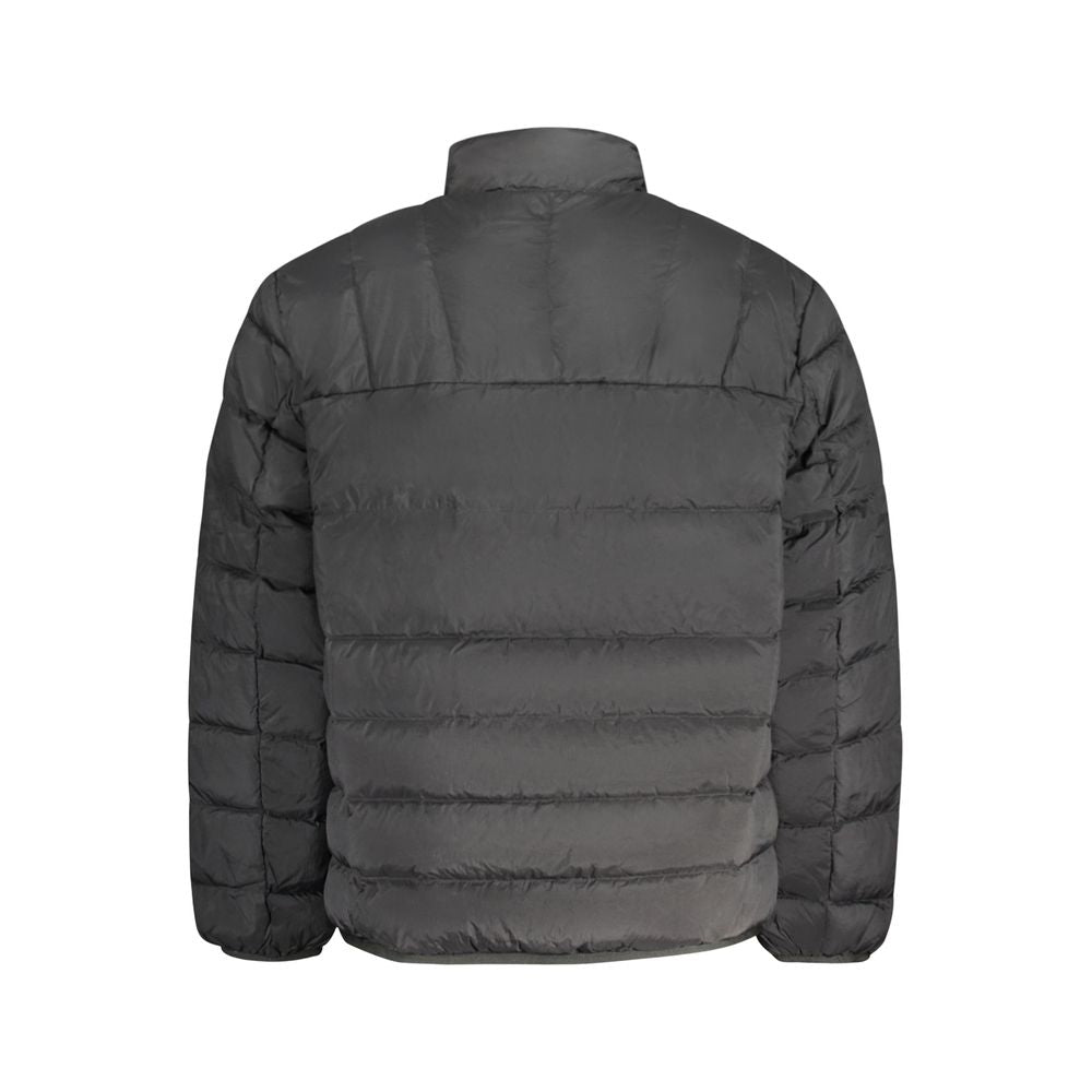 Black Polyamide Men's Jacket jackets-men Tommy Hilfiger