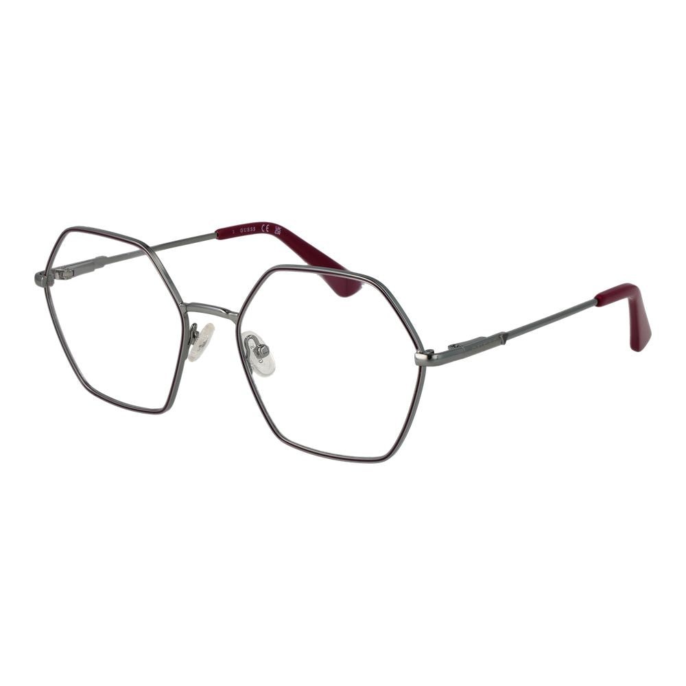 Silver Women Glasses Frame Guess