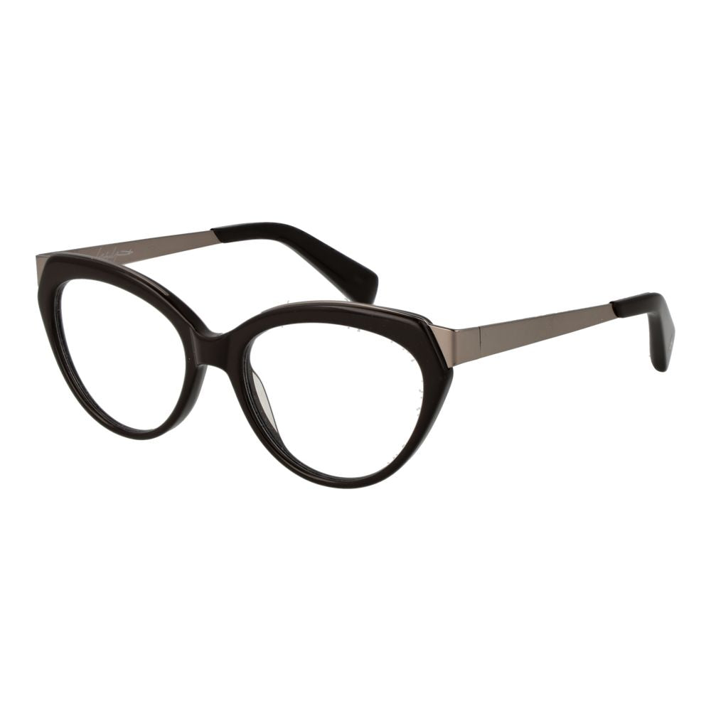 Brown Unisex Glasses Frame Yohji Yamamoto