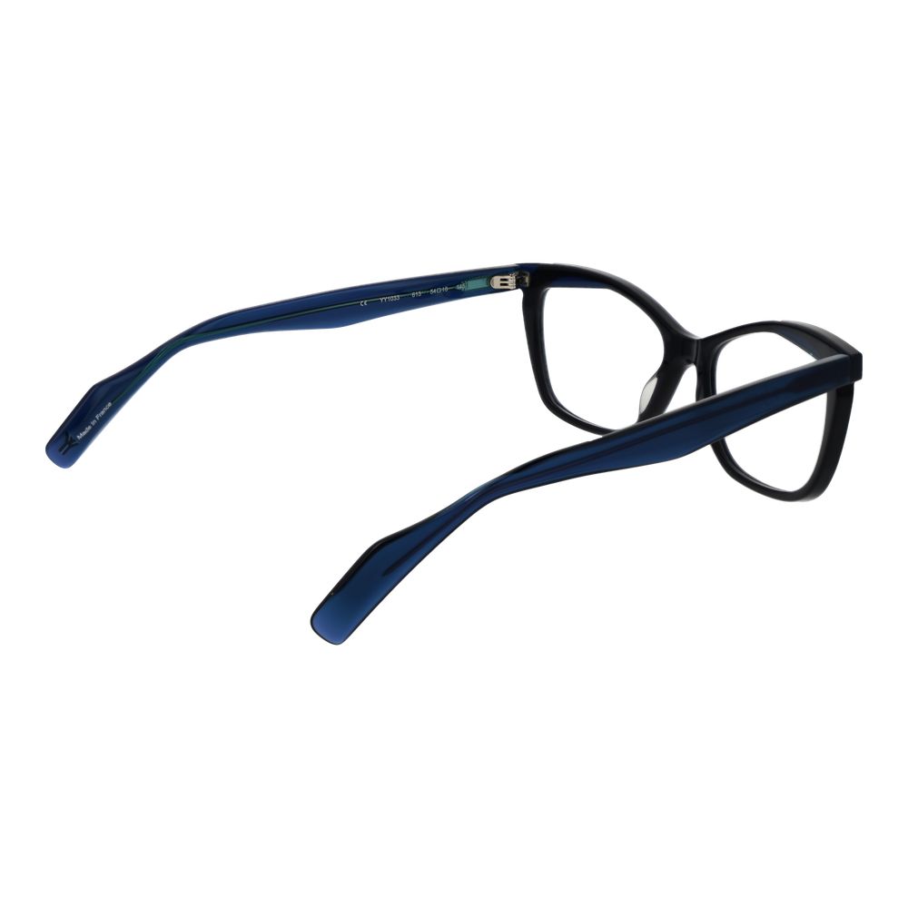 Blue Women Glasses Frame Yohji Yamamoto