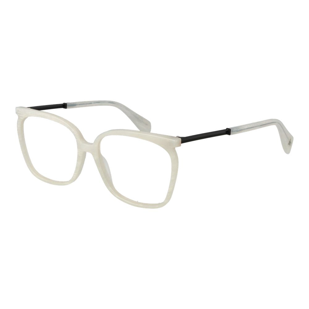 White Women Glasses Frame Yohji Yamamoto