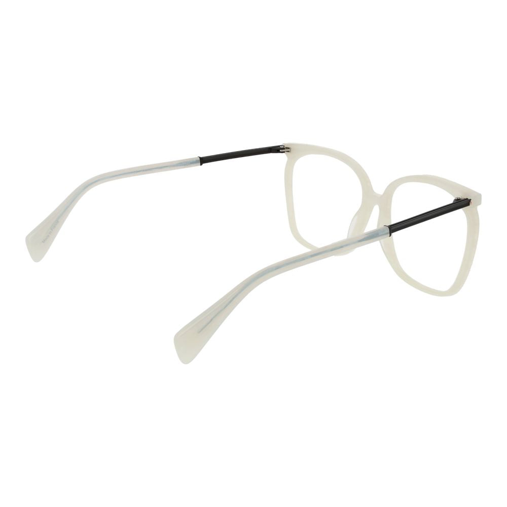 White Women Glasses Frame Yohji Yamamoto