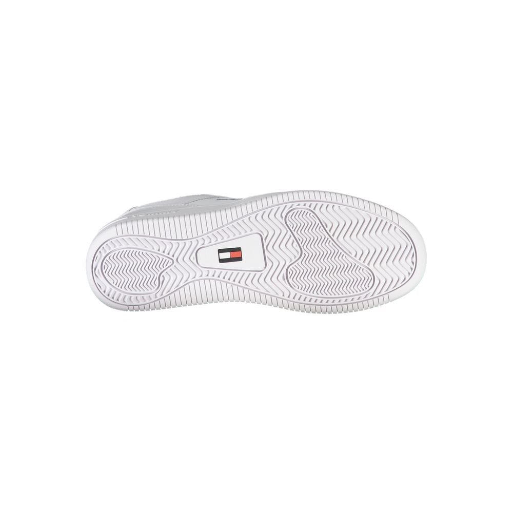 White Polyester Sneaker Tommy Hilfiger