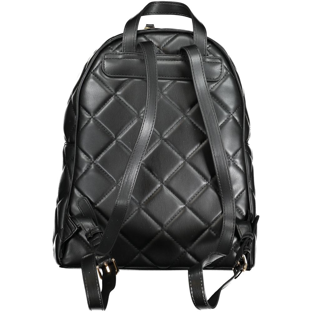 Black Polyethylene Backpack Mario Valentino