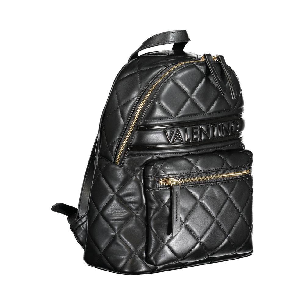 Black Polyethylene Backpack Mario Valentino