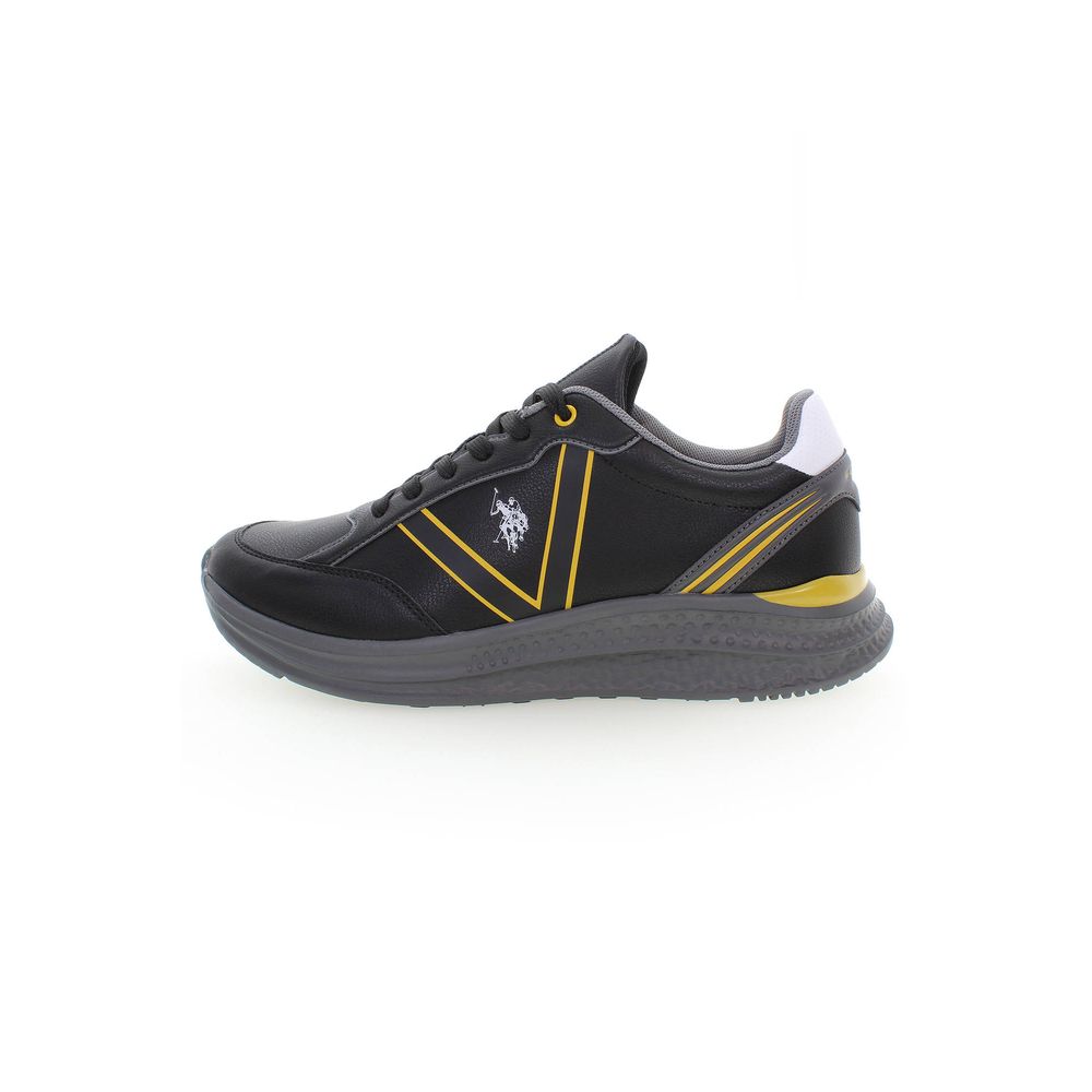 Black Polyester Sneaker U.S. POLO ASSN.