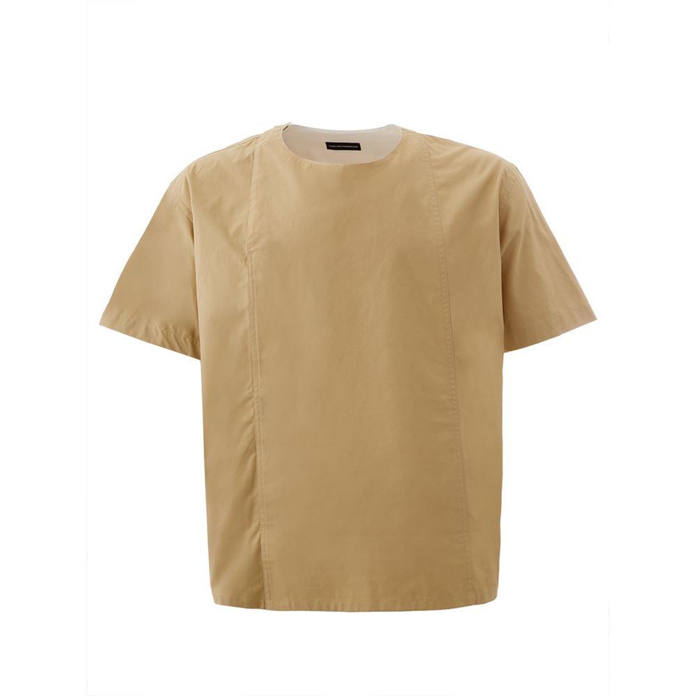 Brown Cotton Sweater Emporio Armani