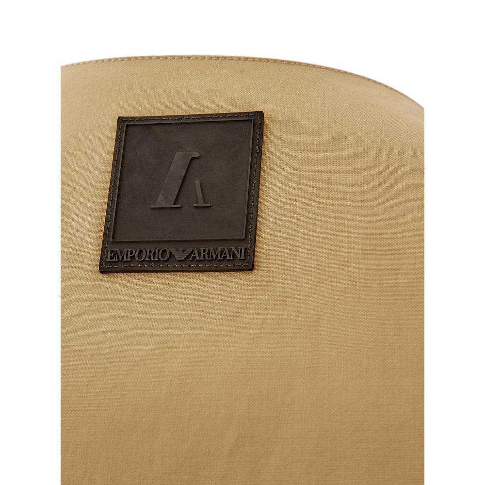 Brown Cotton Sweater Emporio Armani