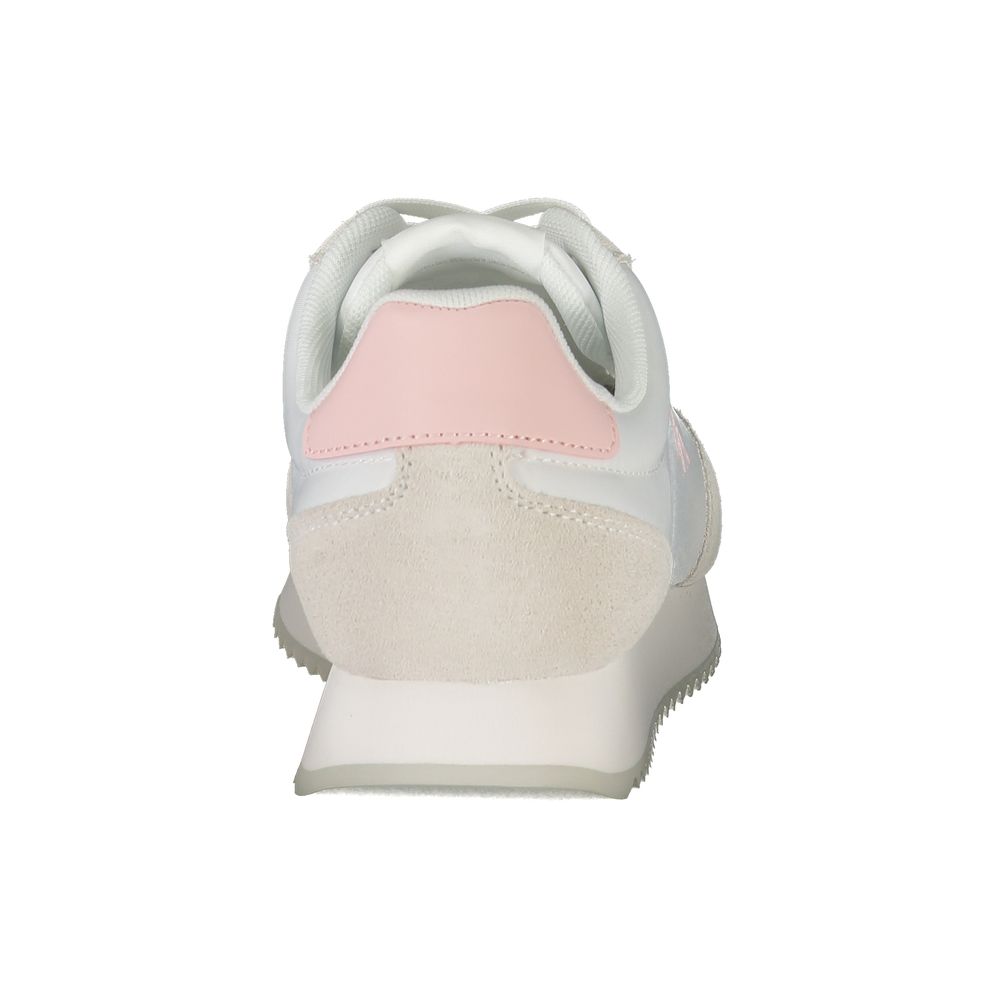 White Leather Women Sneaker Calvin Klein