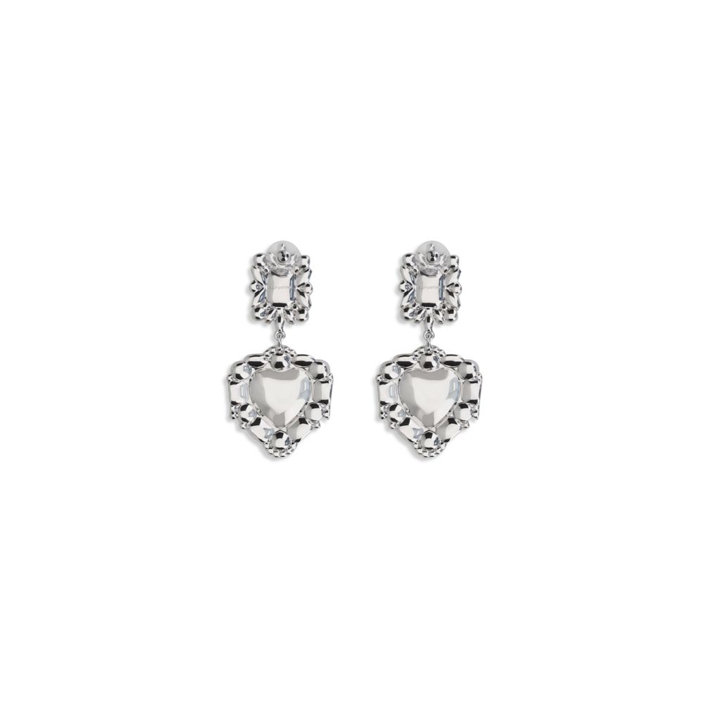 Earrings with heart-shaped pendant Self-Portrait