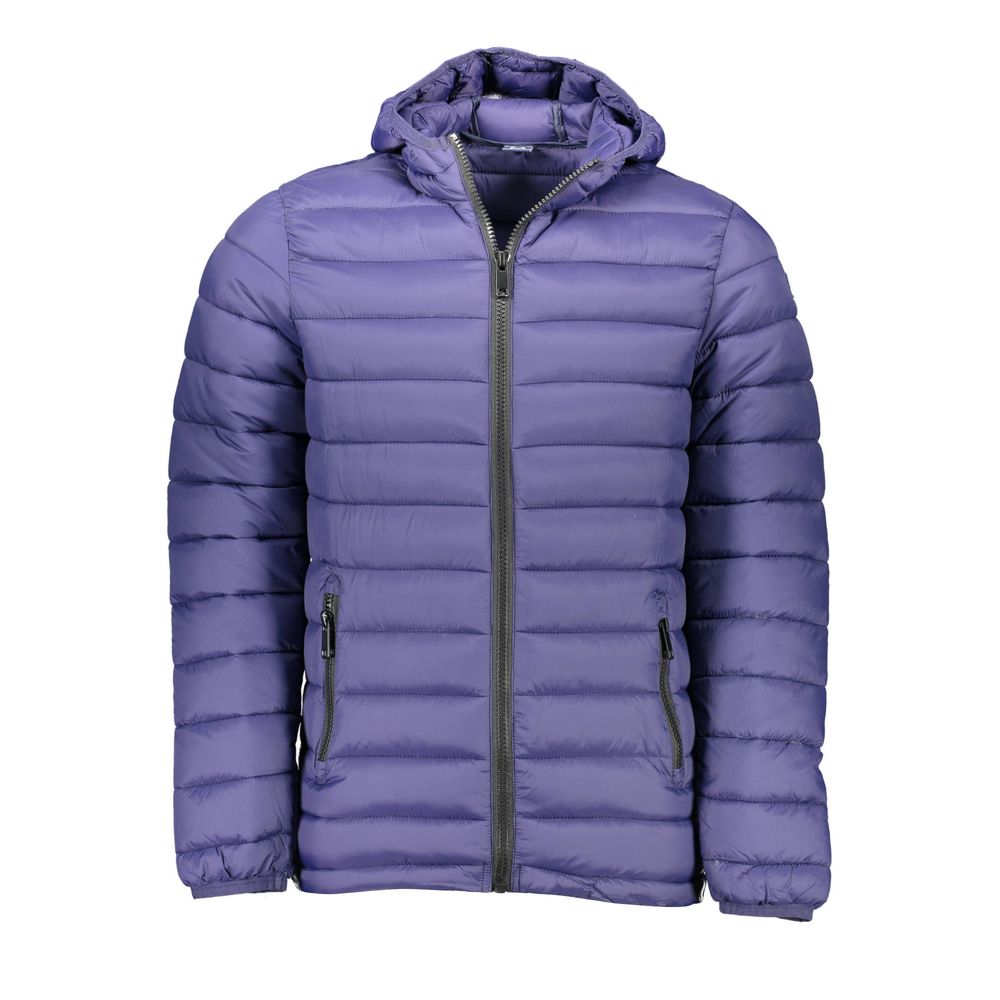 Blue Polyester Men Jacket Sergio Tacchini
