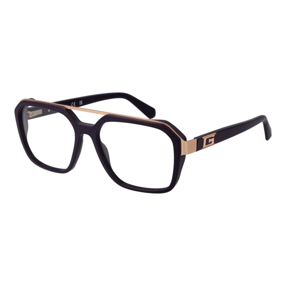 Purple Men Glasses Frame Guess