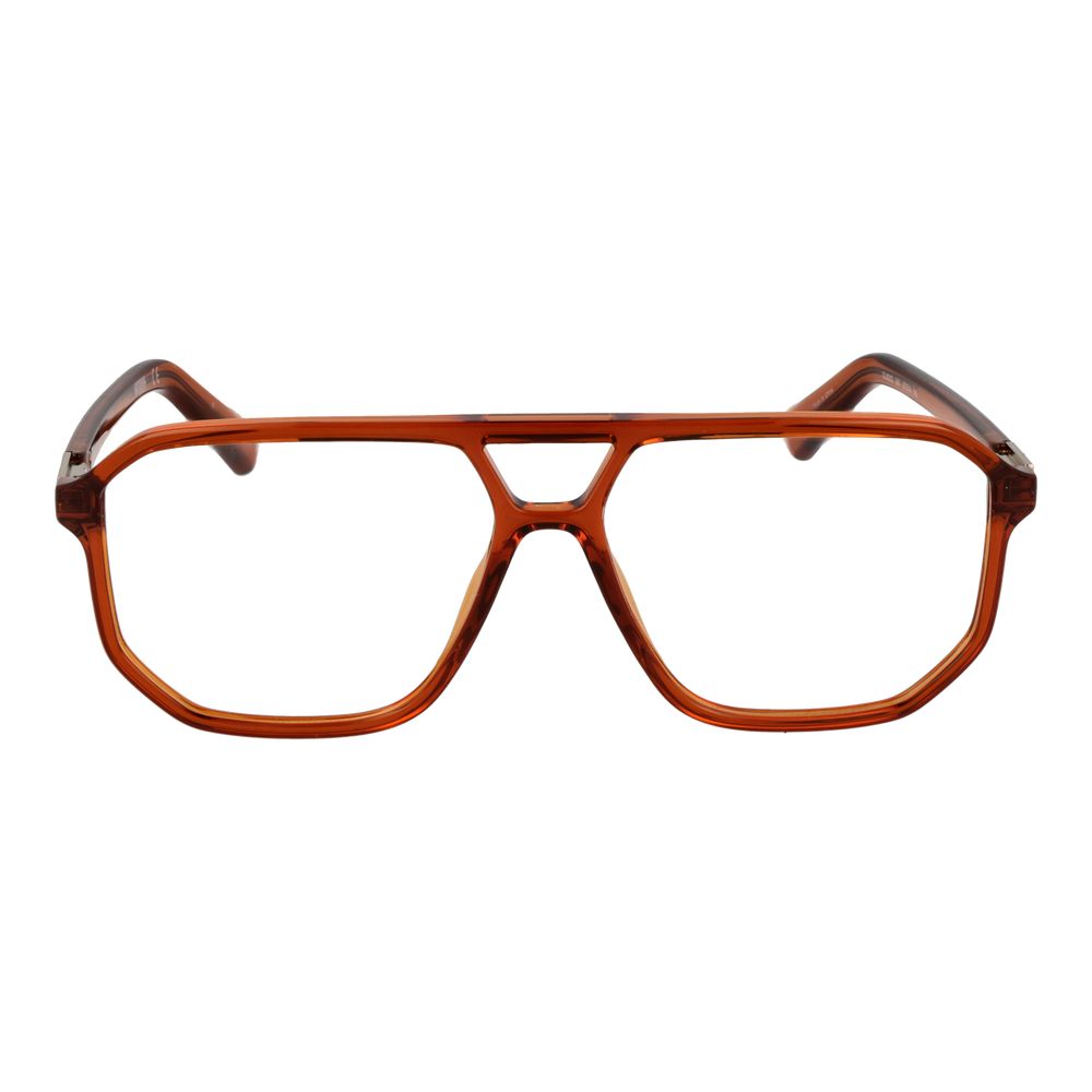 Brown Unisex Glasses Frame Guess