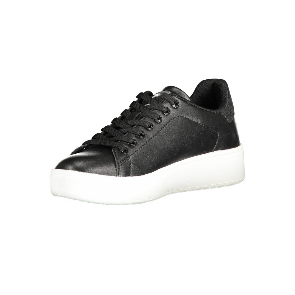Black Polyester Sneaker Sergio Tacchini