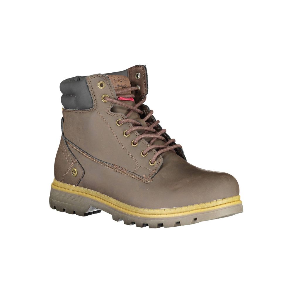Brown Polyester Men Boot Carrera