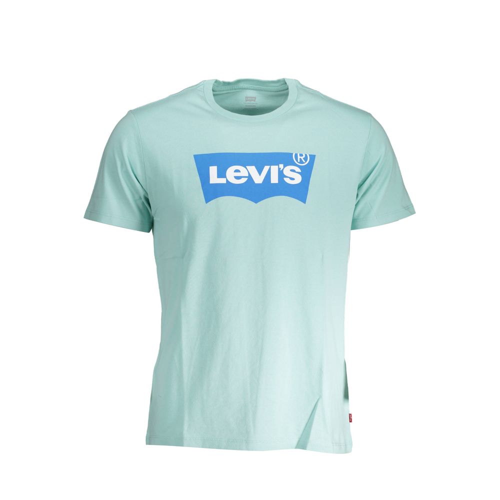 Blue Cotton T-Shirt Levi's XXL