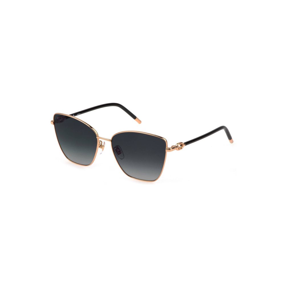 Gold Metal Women Sunglass Furla