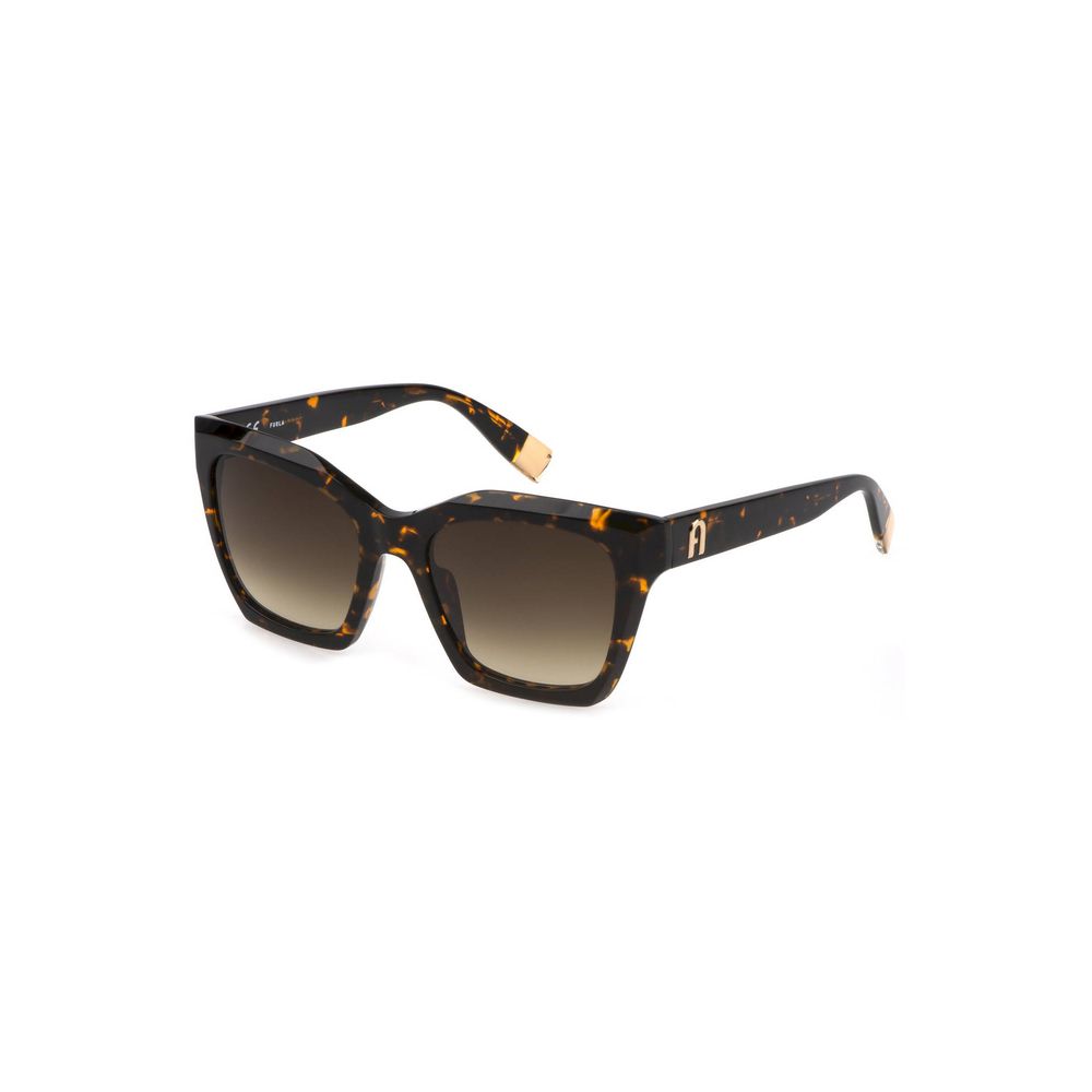 Brown Acetate Women Sunglass Furla
