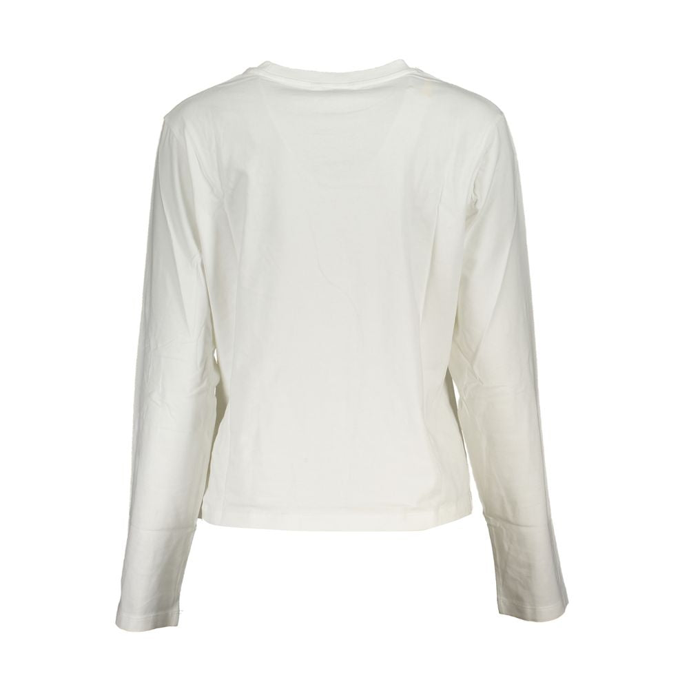 White Cotton Women T-Shirt Tommy Hilfiger