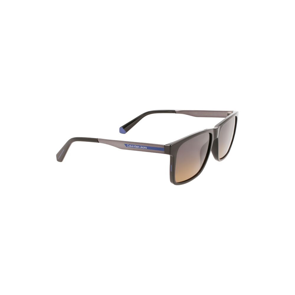 Black Plastic Men Sunglass Calvin Klein