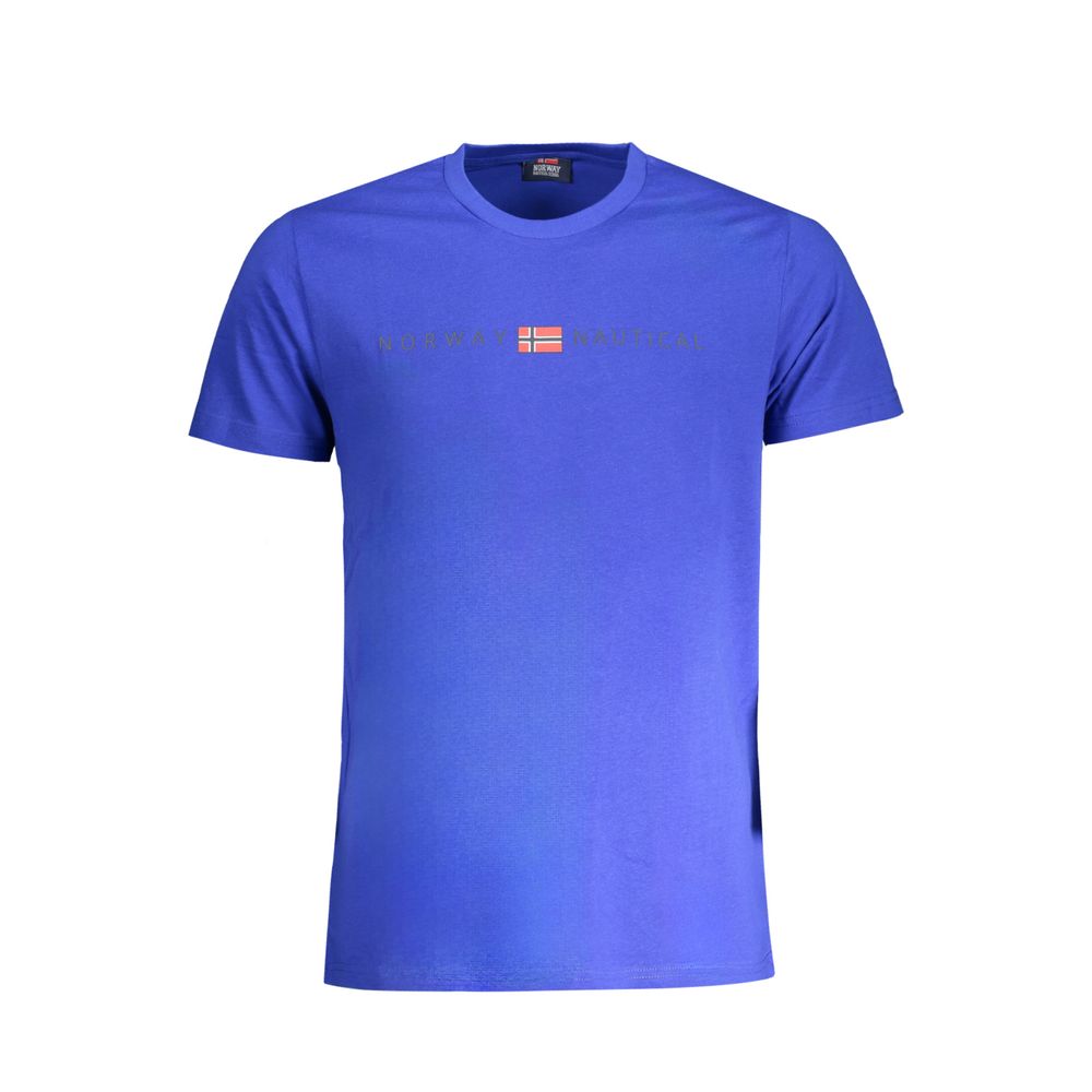 Blue Cotton T-Shirt Norway 1963