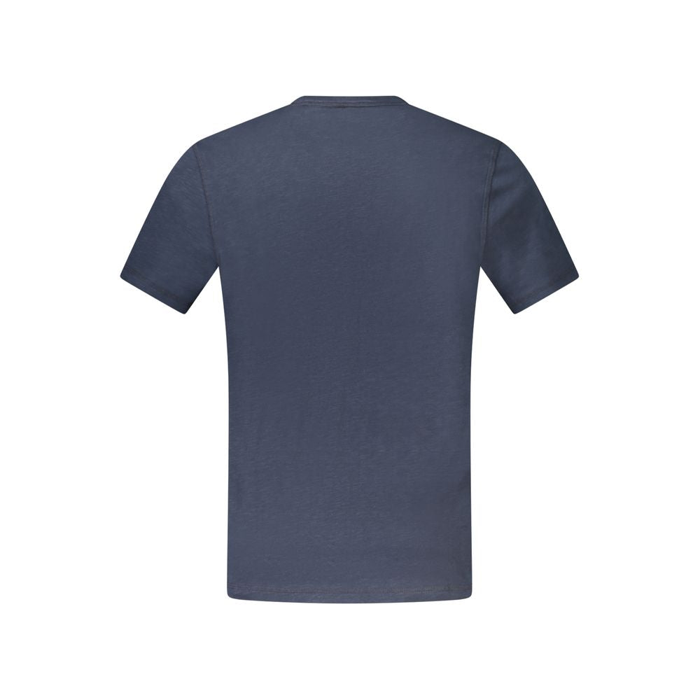 Blue Cotton T-Shirt Hugo Boss