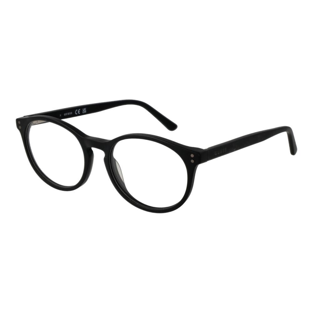 Black Unisex Glasses Frame Guess