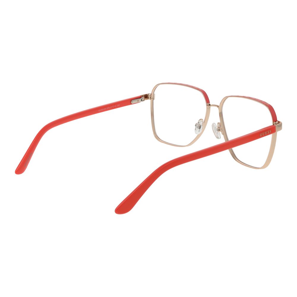 Gold Women Glasses Frame Guess