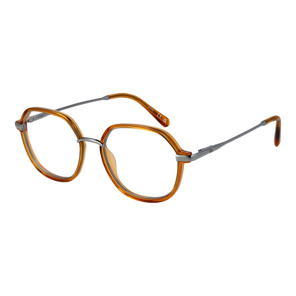 Orange Men Glasses Frame Guess
