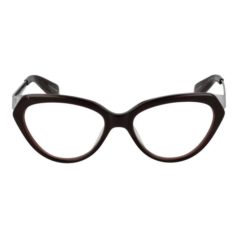 Brown Unisex Glasses Frame Yohji Yamamoto