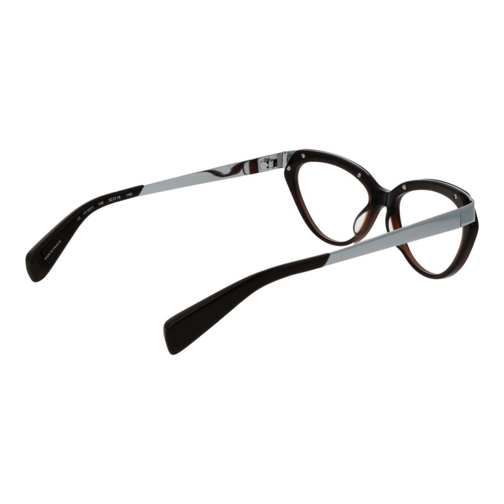 Brown Unisex Glasses Frame Yohji Yamamoto