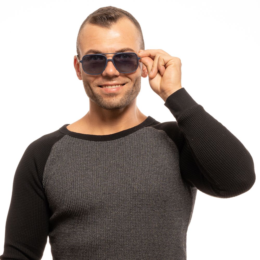 Blue Men Sunglass Police