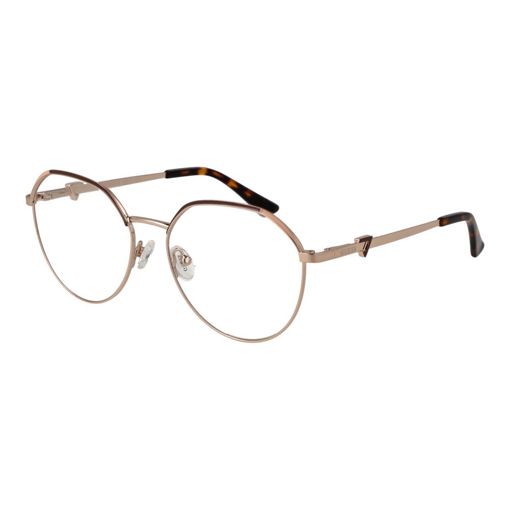 Gold Women Glasses Frame Guess