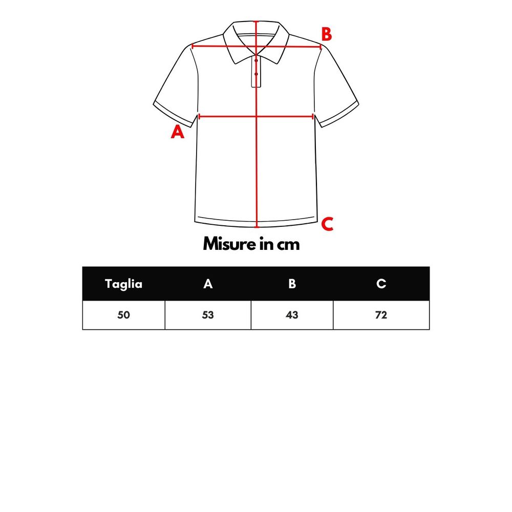 Red Cotton Polo Shirt Gran Sasso