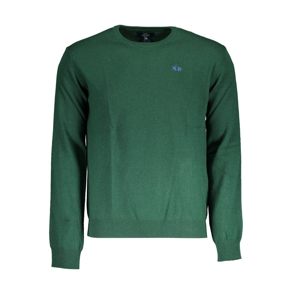 Green Wool Sweater La Martina