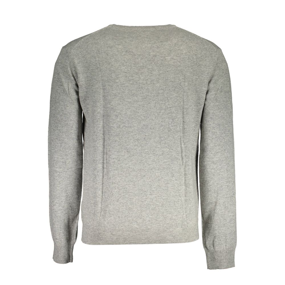 Gray Wool Sweater La Martina