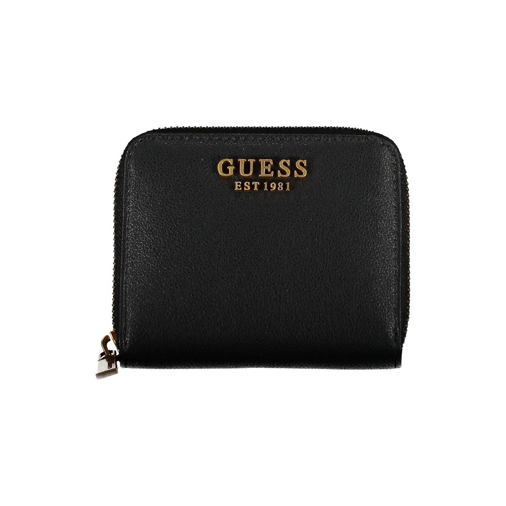 Black Polyethylene Wallet Guess Jeans